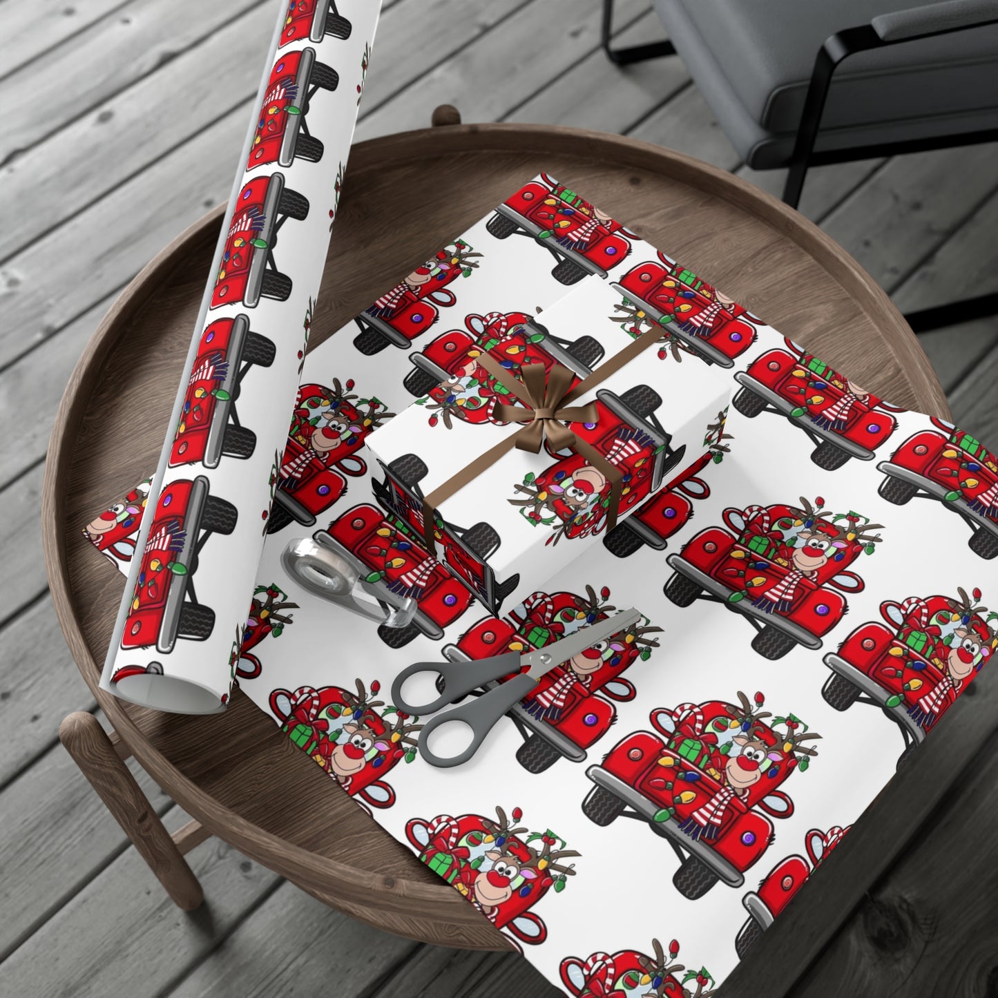 Reindeer Gift Wrap Papers