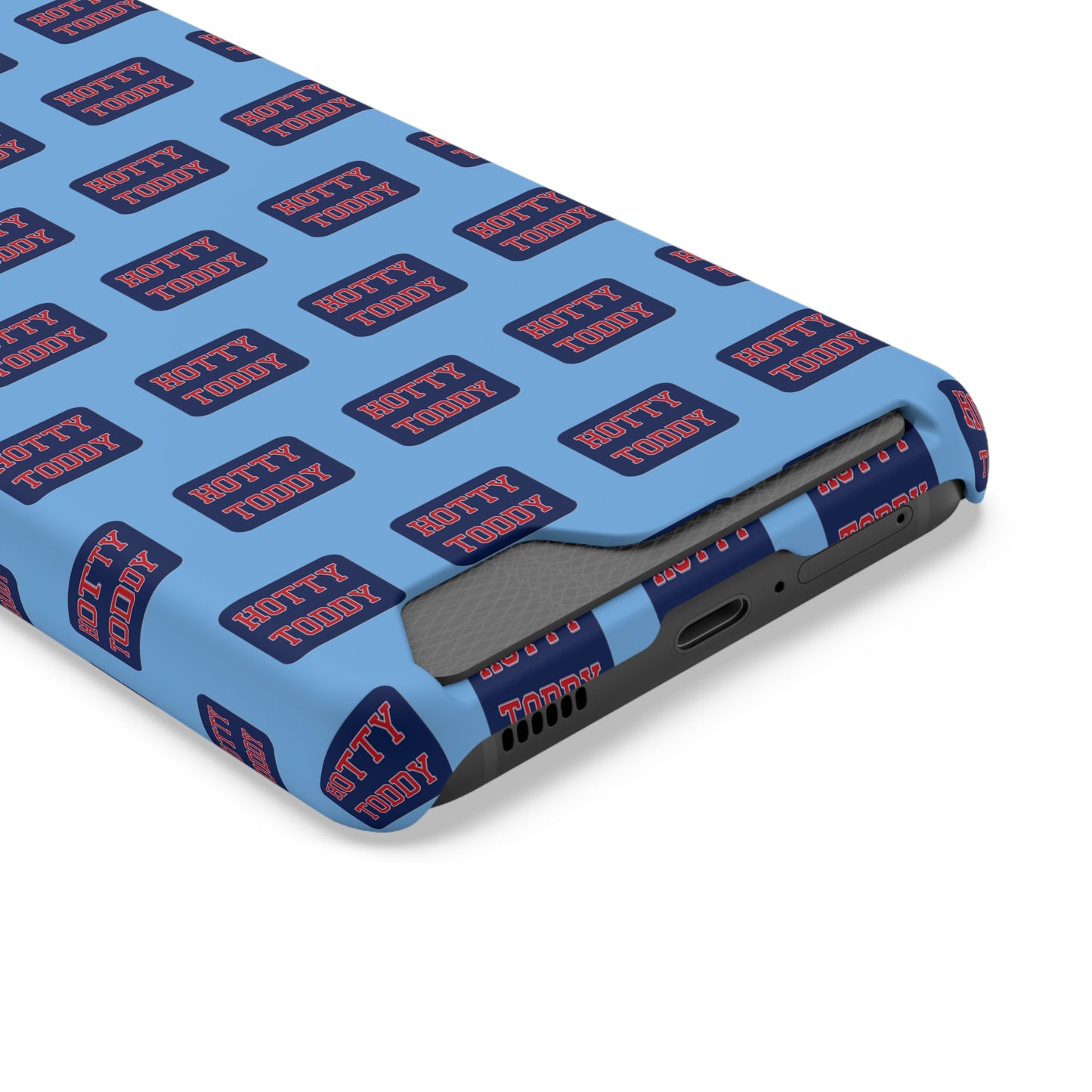iPhone and Samsung Hotty Toddy (BLUE) Phone Case With Card Holder