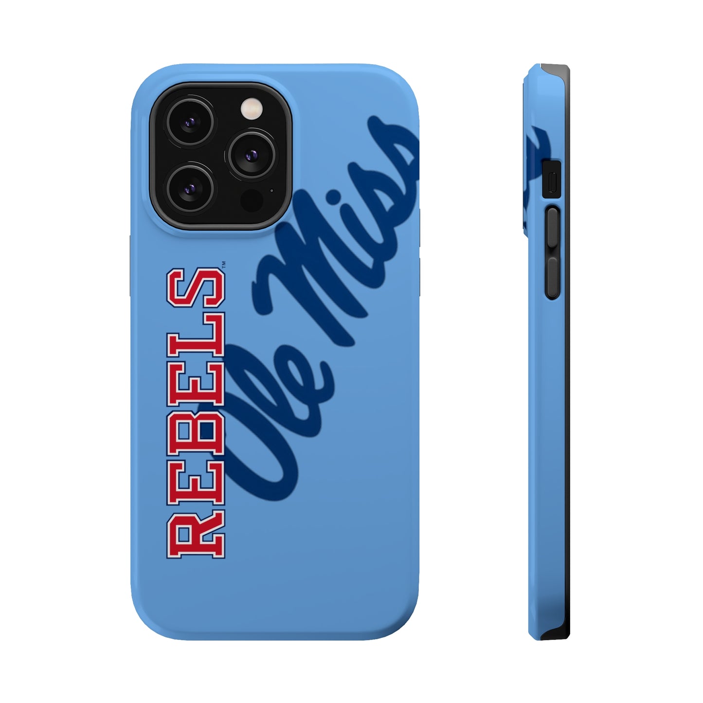 Ole Miss Rebels Iphone 14 MagSafe Tough Case (Blue)