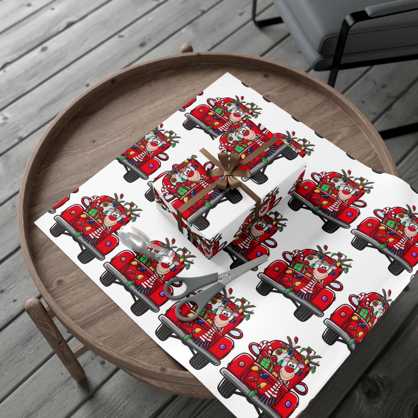 Reindeer Gift Wrap Papers