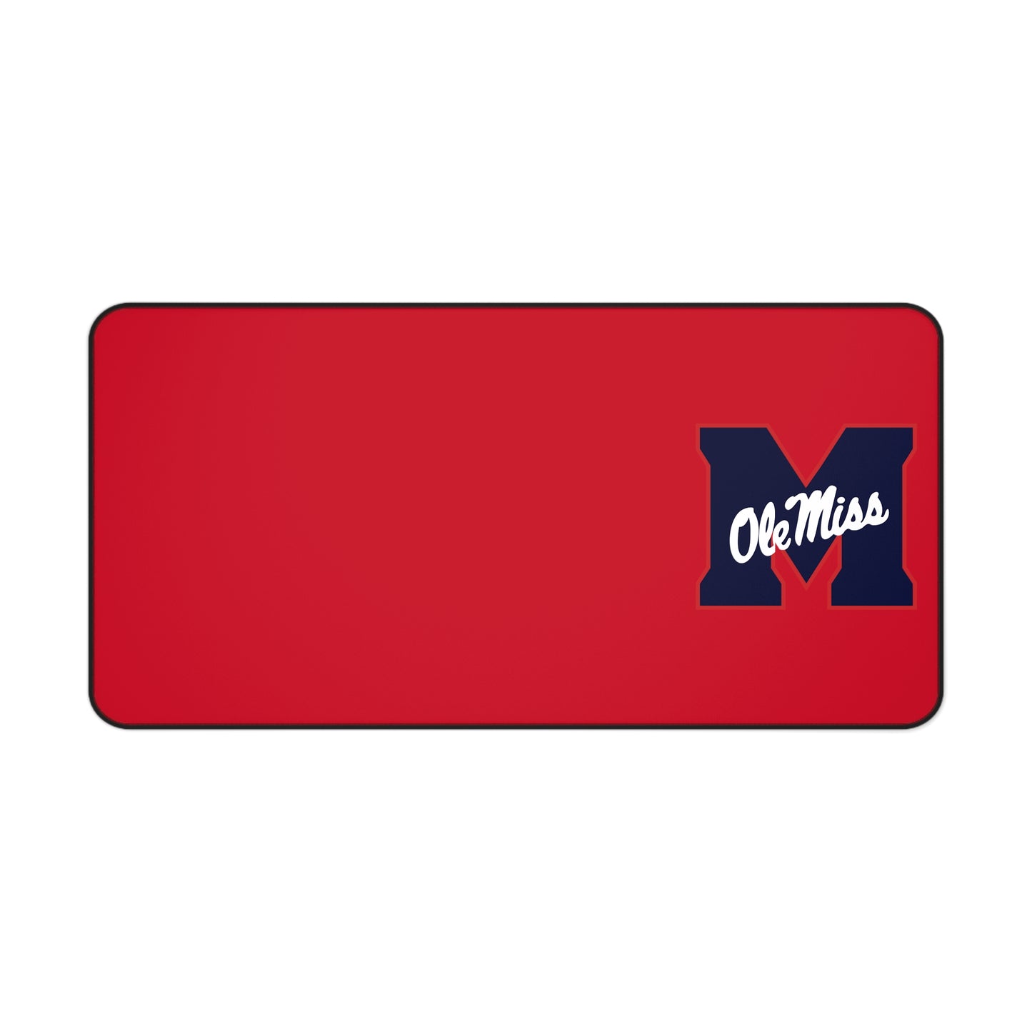 Red M Ole. Miss Desk Mat