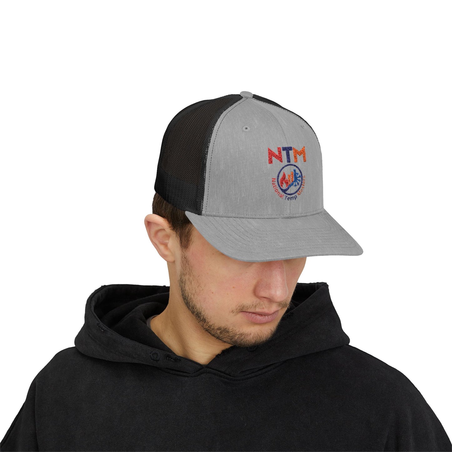 NTM Stylish Snapback Trucker Cap with Colorful NTM Design, Trendy Hat, Summer Accessory, Casual Outing Essential, Gift for Him/Her