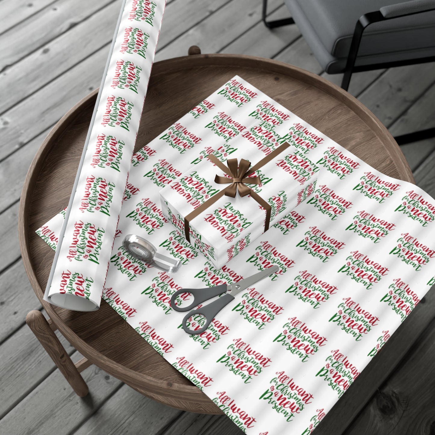 New President Gift Wrap Papers
