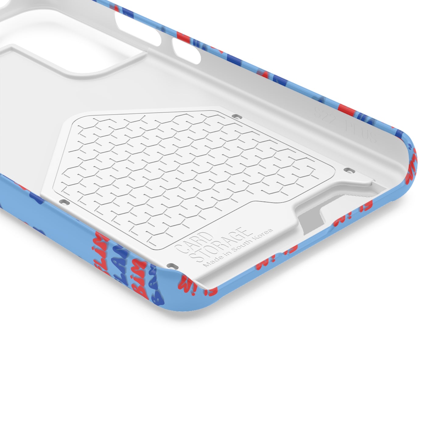 iPhone and Samsung Flim Flam Bim Bam (BLUE) Phone Case With Card Holder