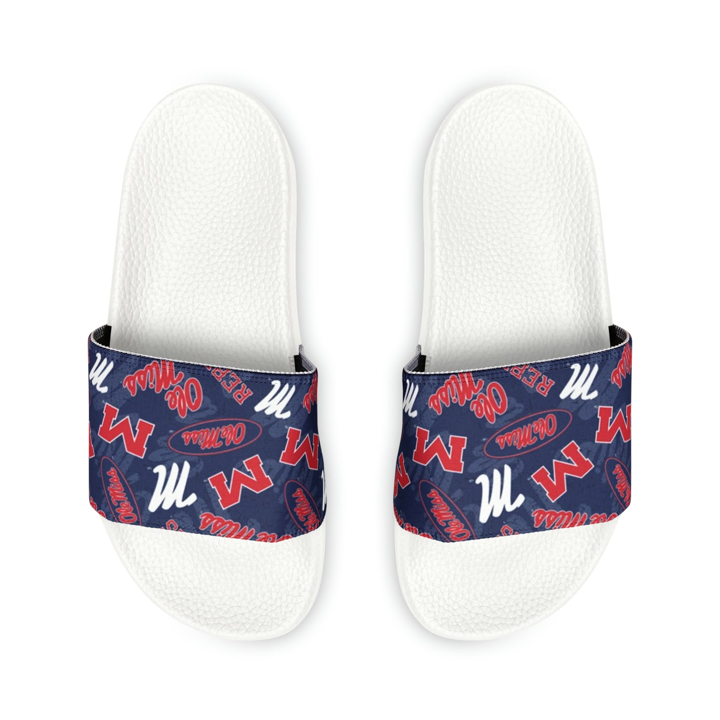 Ole Miss Men's PU Slide Sandals