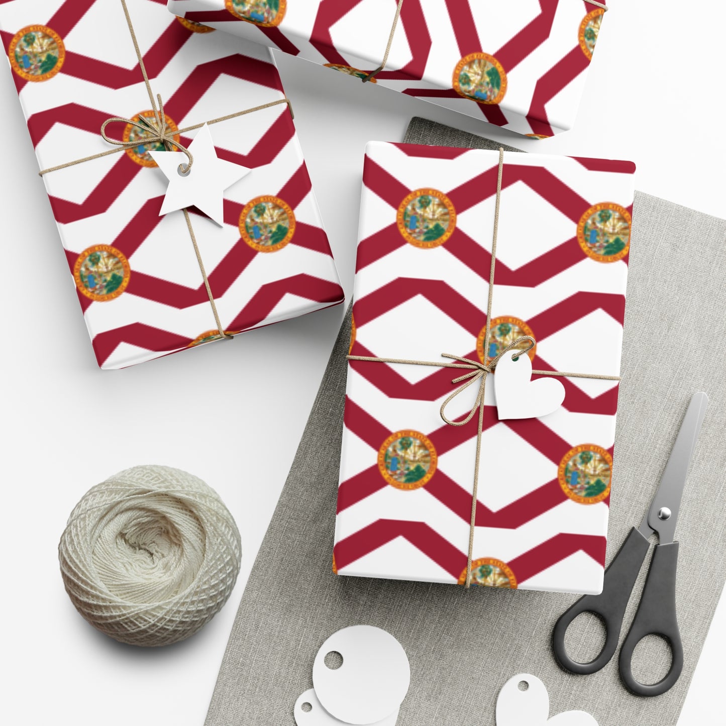 Florida Flag Gift Wrap Papers