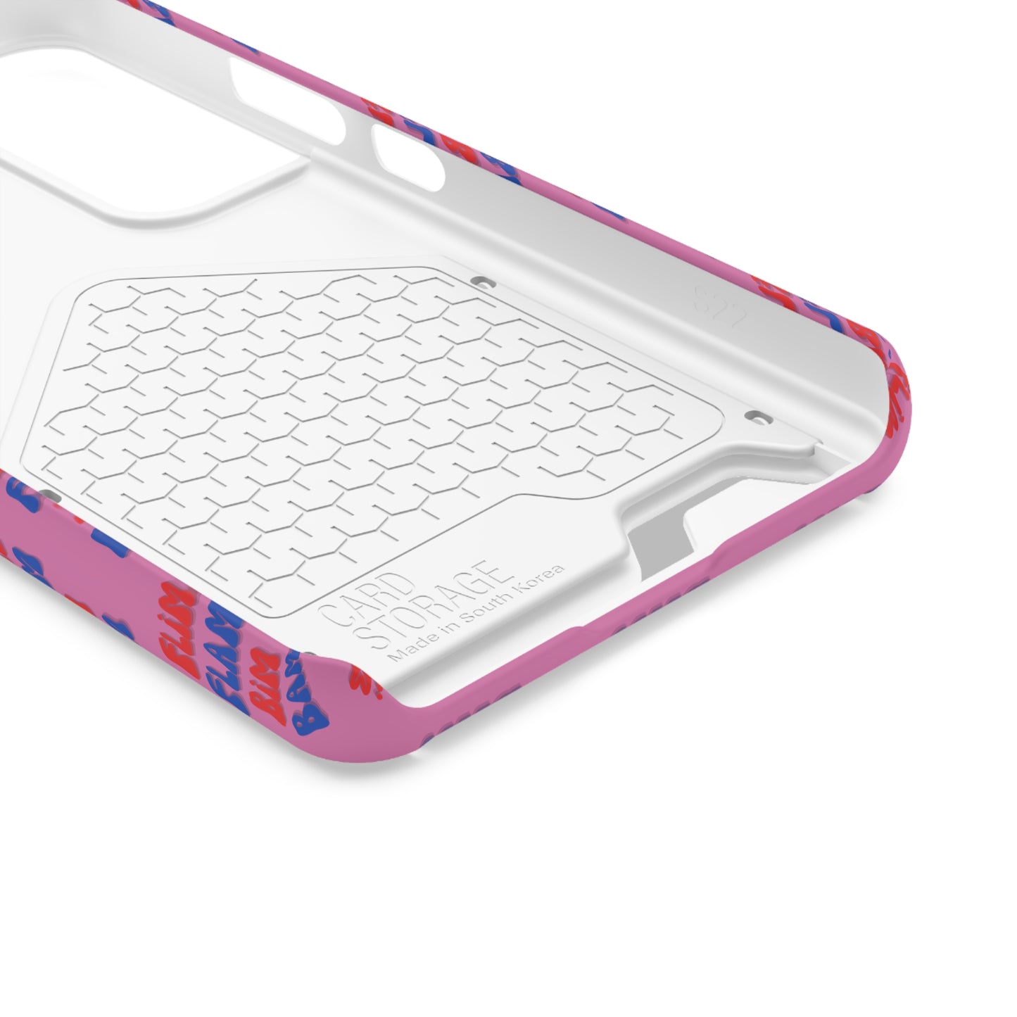 iPhone and Samsung Flim Flam Bim Bam (PINK) Phone Case With Card Holder