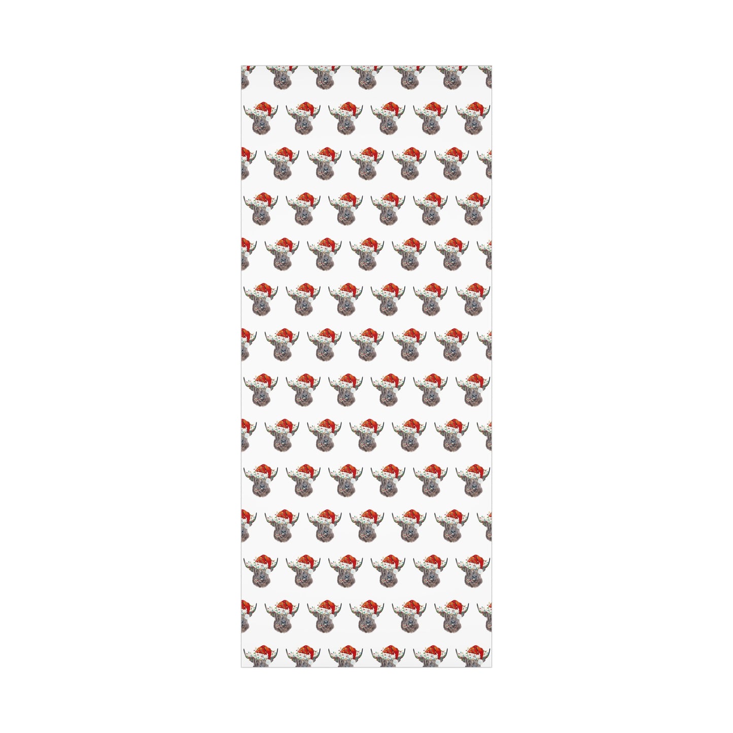 Highland Cow Christmas Gift Wrap Papers