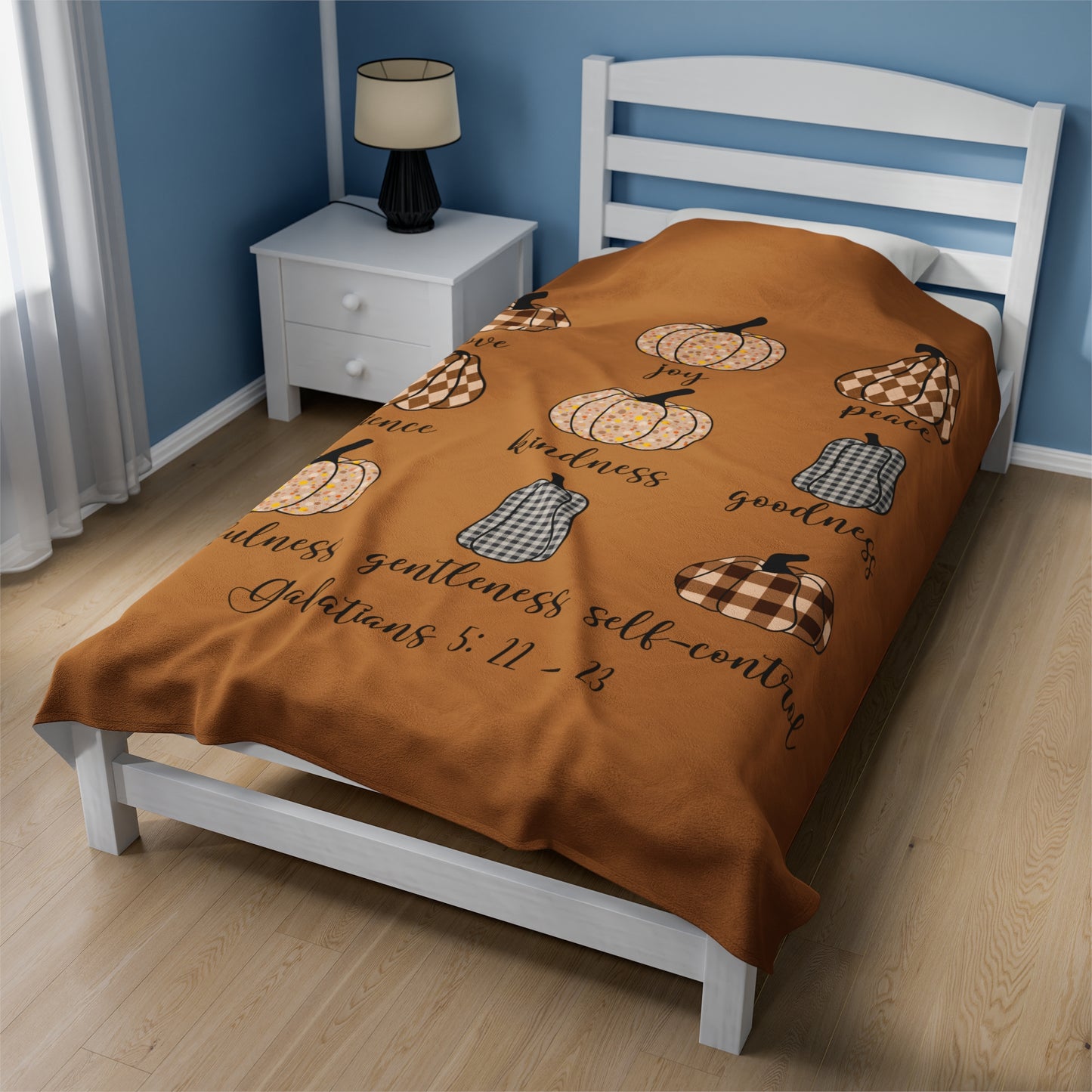 Pumpkins Velveteen Plush Blanket