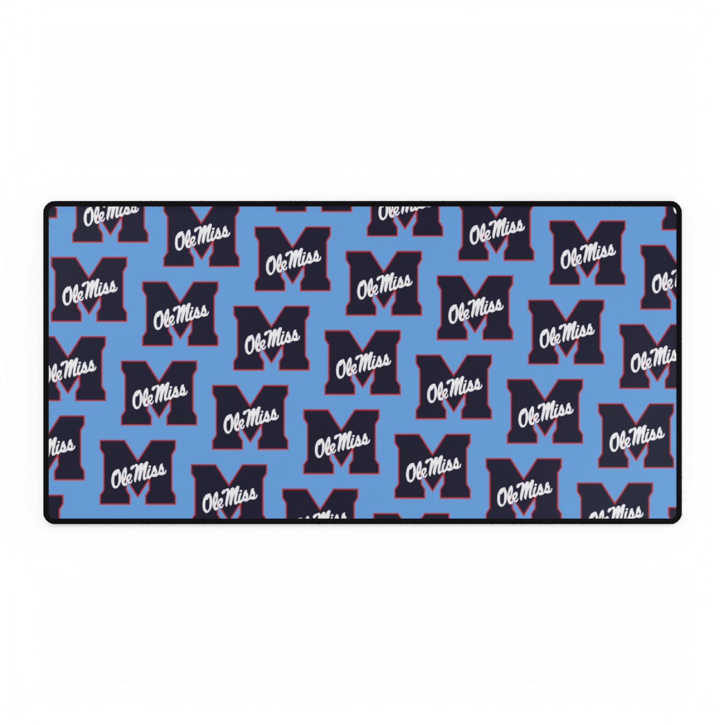 Ole Miss "M" Desk Mat (Blue)