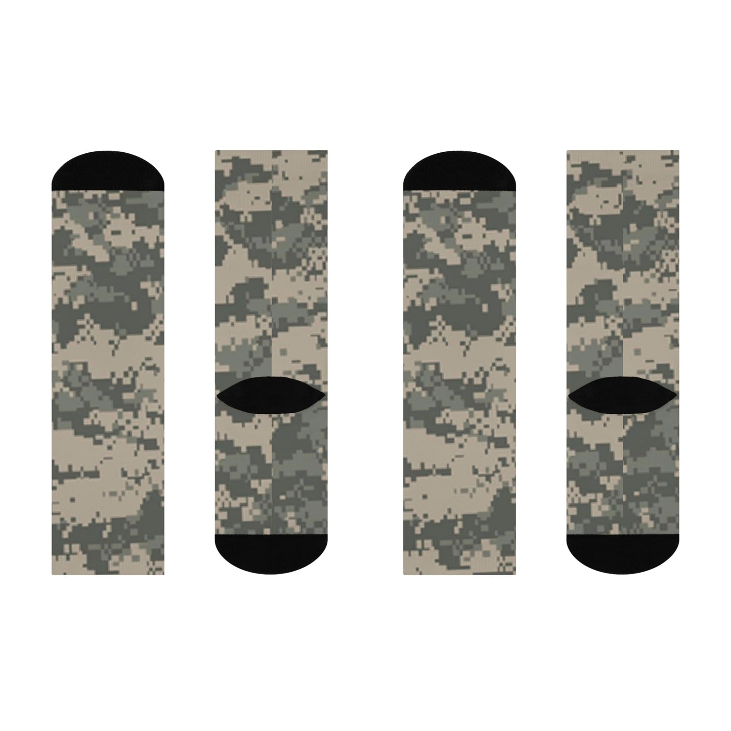 Camouflage (Digital) Cushioned Crew Socks