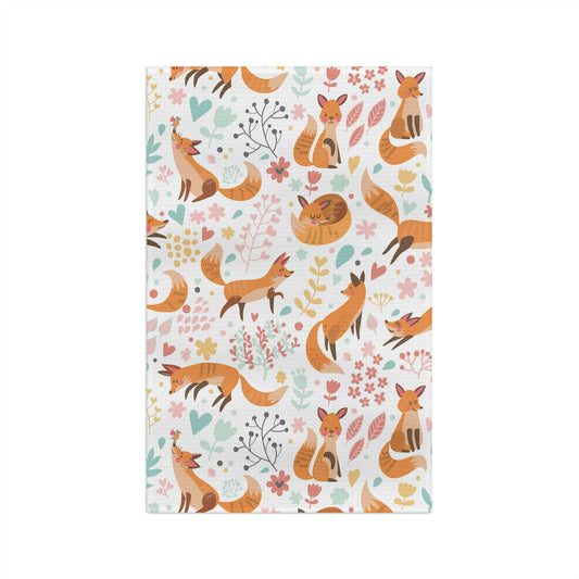 Foxes Soft Tea Towel