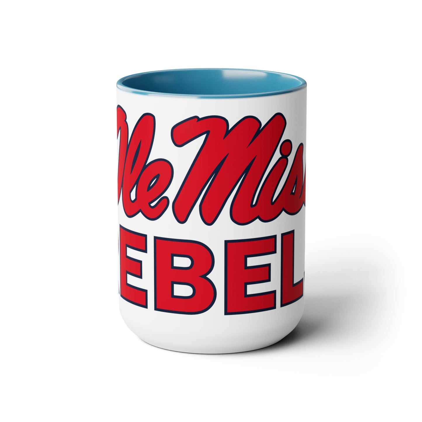 Ole Miss Rebels Two-Tone Coffee Mugs, 15oz