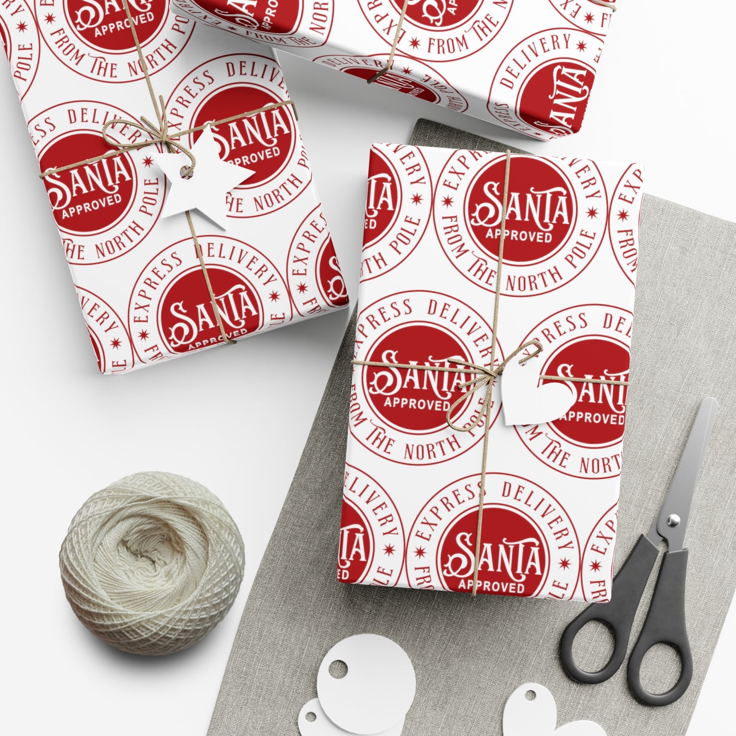 Santa Express Delivery Gift Wrap Papers