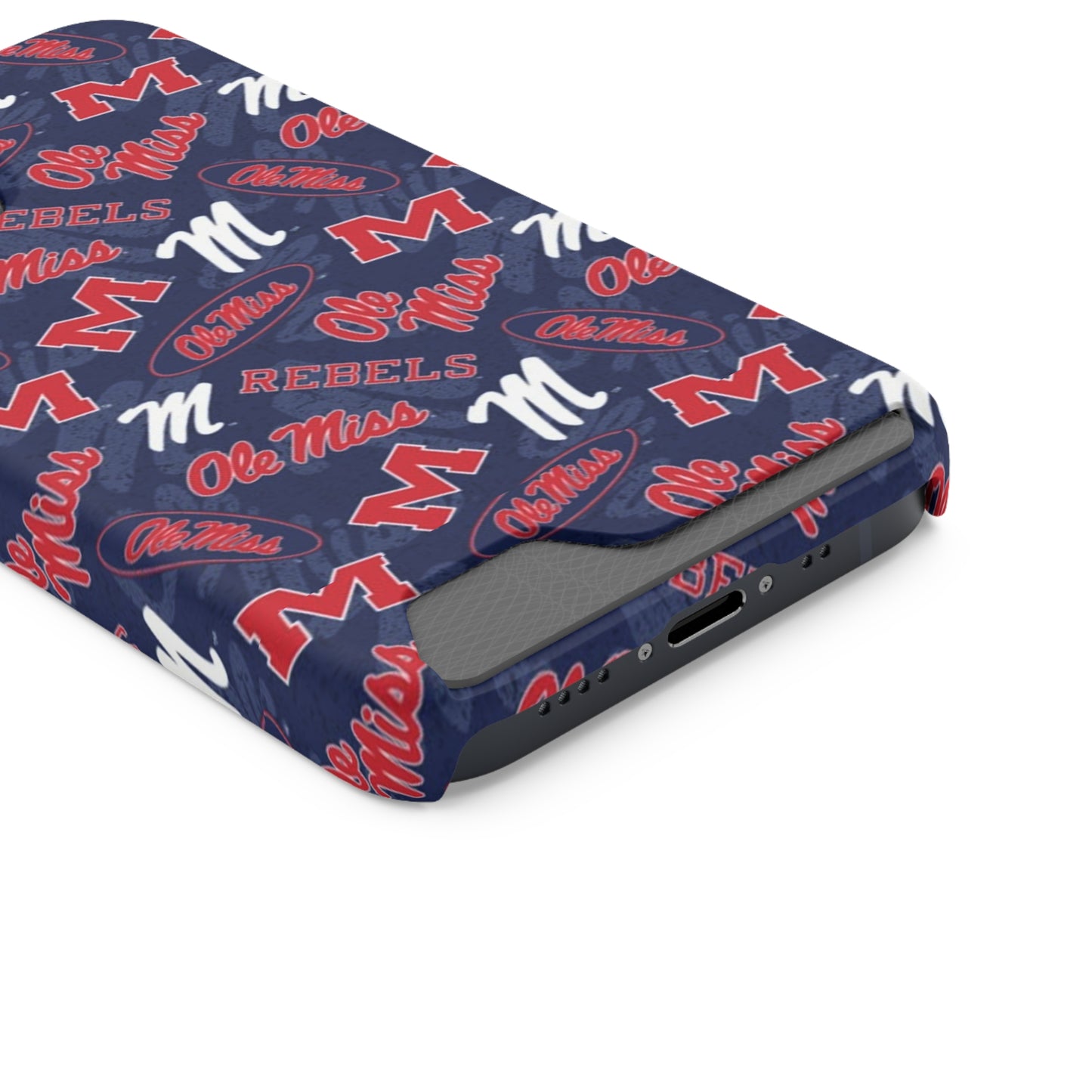 Ole Miss Phone Case With Card Holder