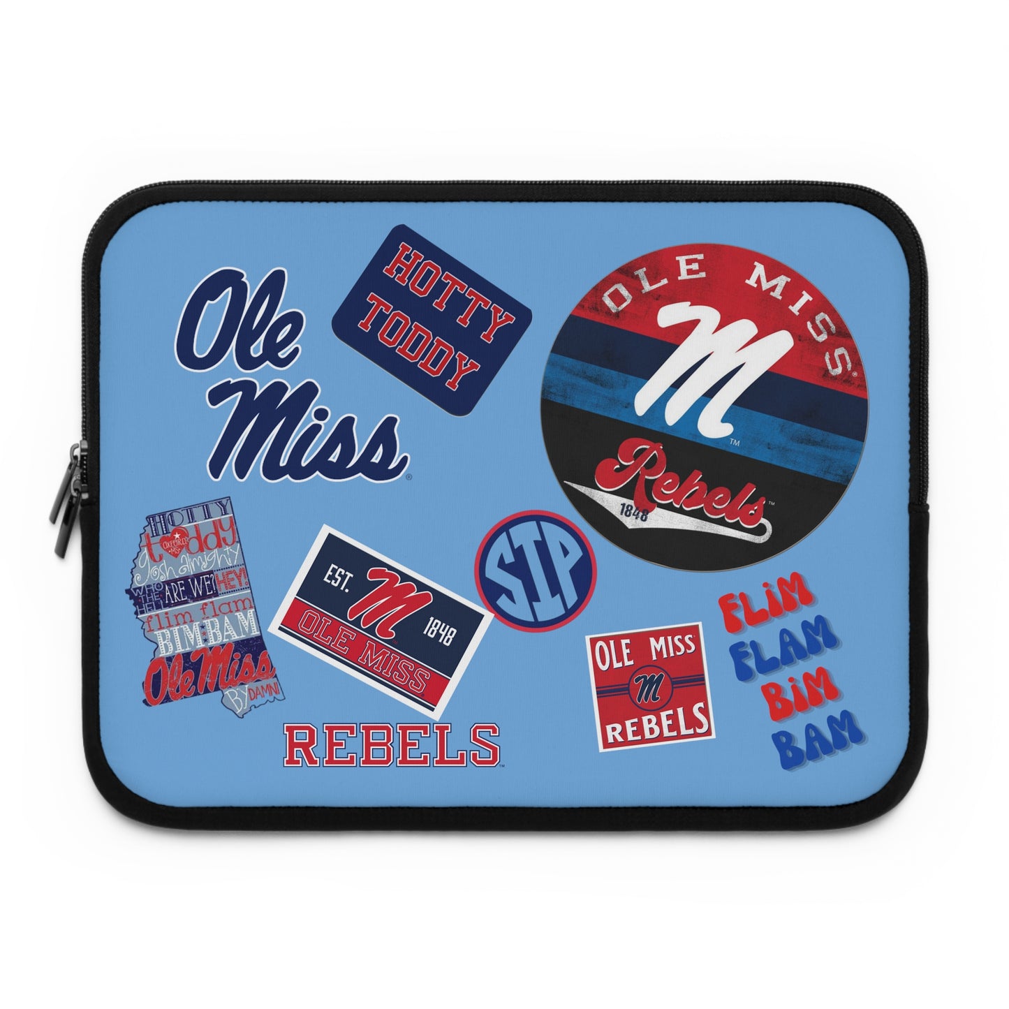 Ole Miss Laptop Sleeve (Blue)