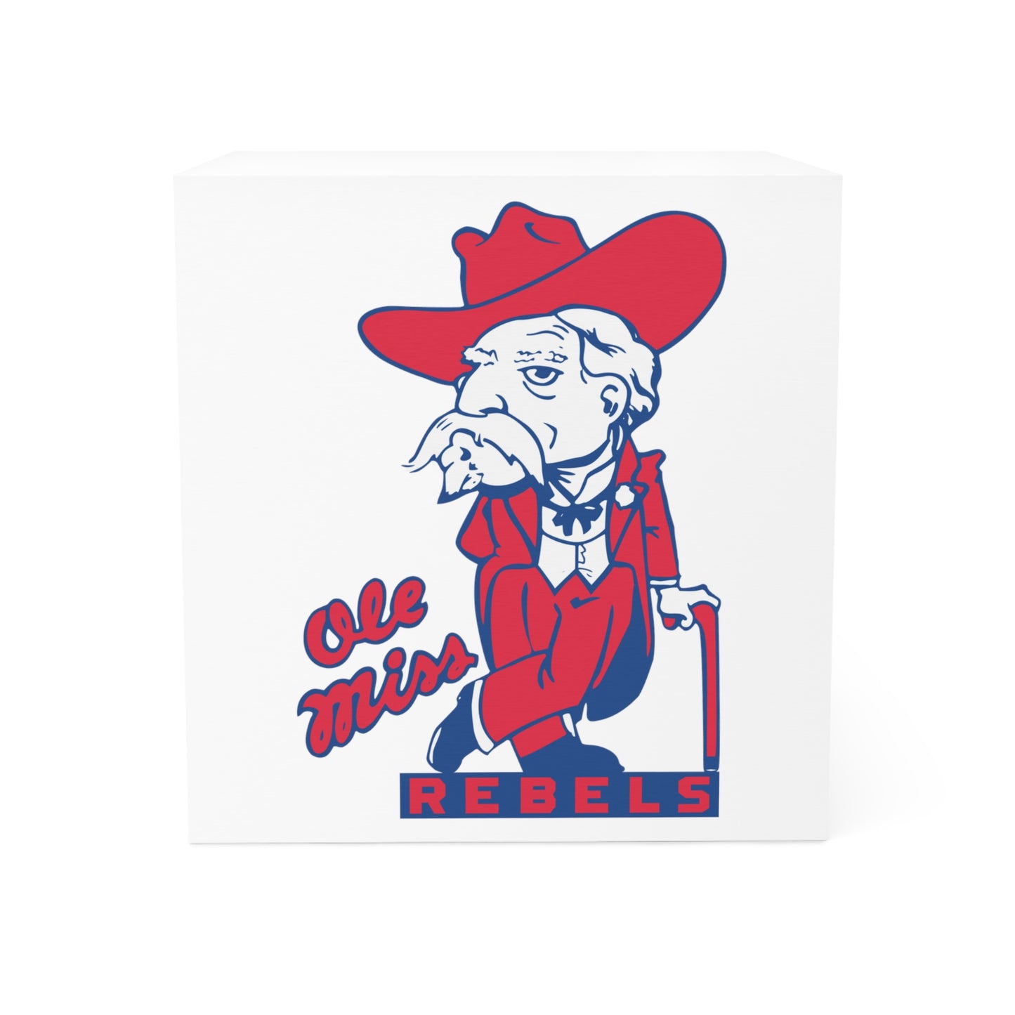 Ole Miss Reb Note Cube