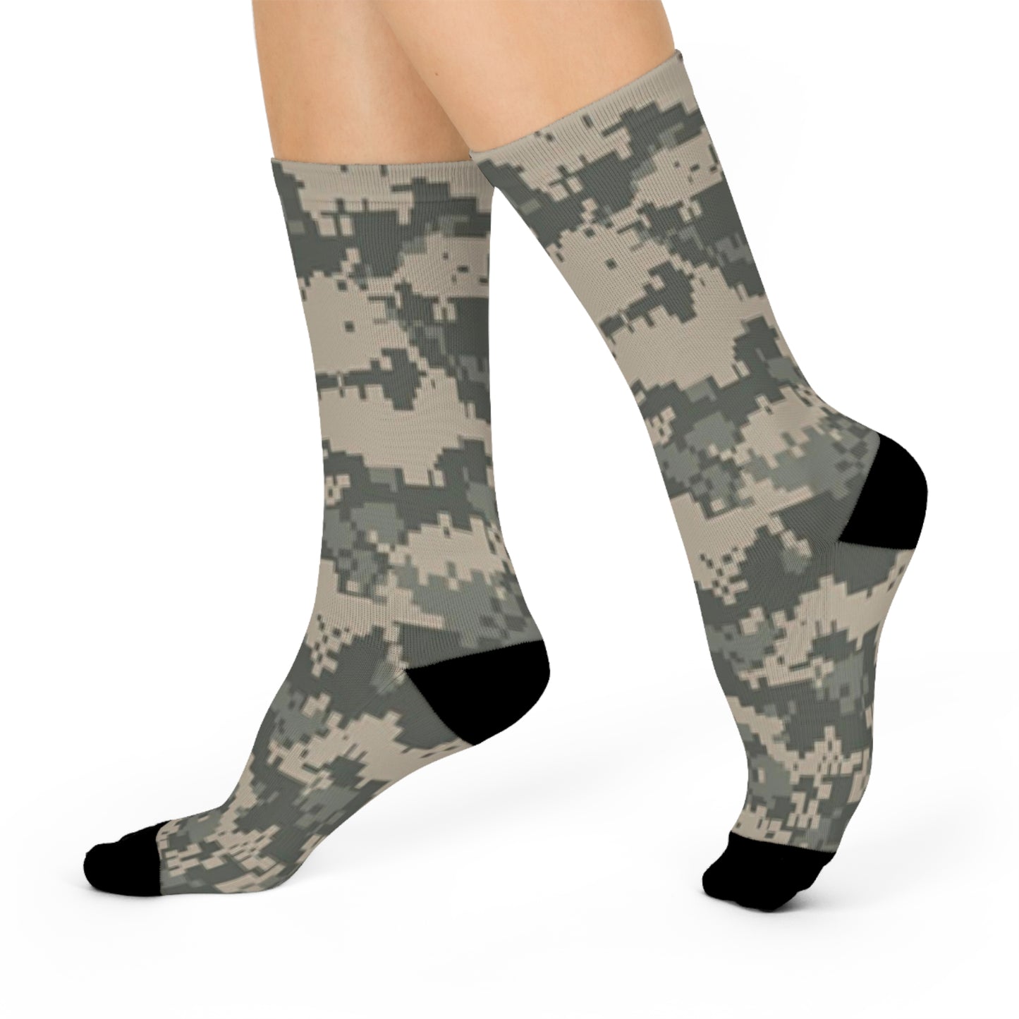 Camouflage (Digital) Cushioned Crew Socks