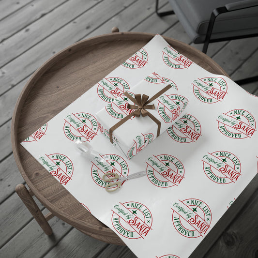 Nice List Wrapping Paper