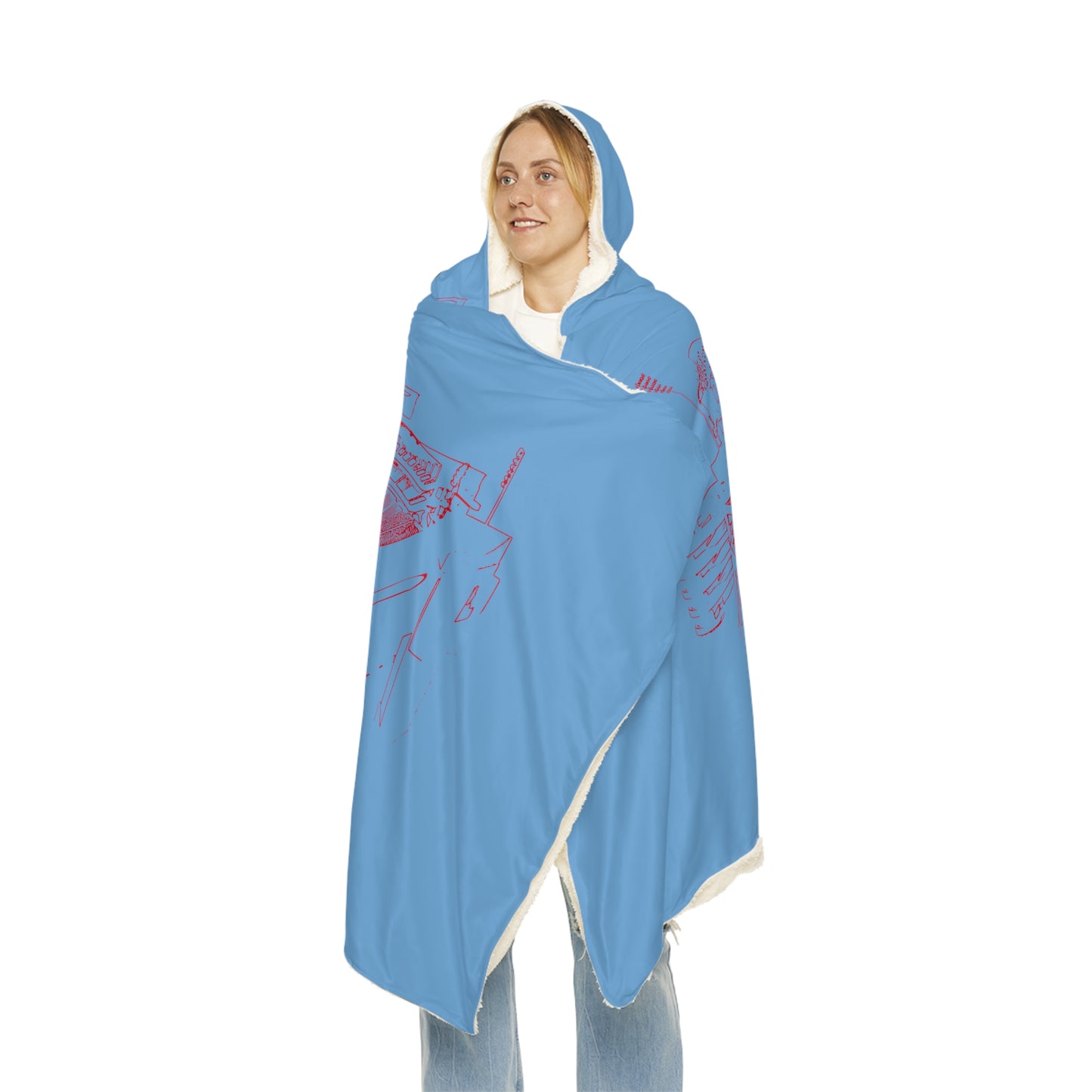 Ole Miss Vaught-Hemingway Stadium Snuggle Blanket