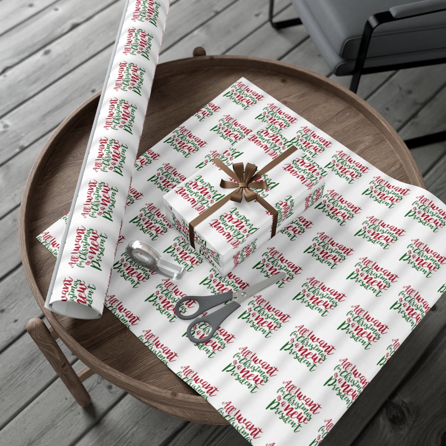 New President Gift Wrap Papers