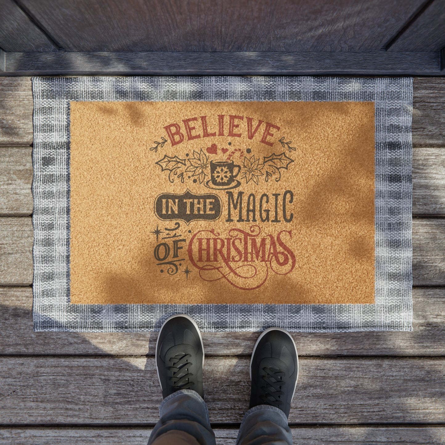 Believe In The Magic Of Christmas Doormat