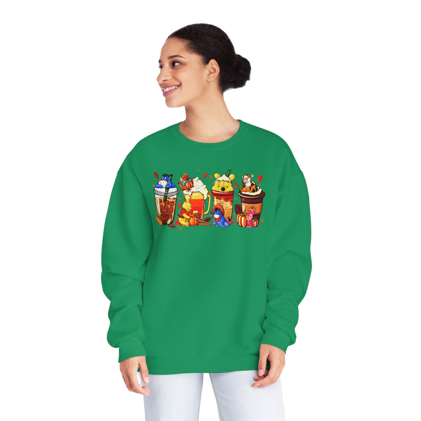 Pooh Bear Latte Unisex NuBlend® Crewneck Sweatshirt