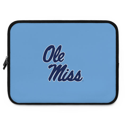 Ole Miss Laptop Sleeve Blue