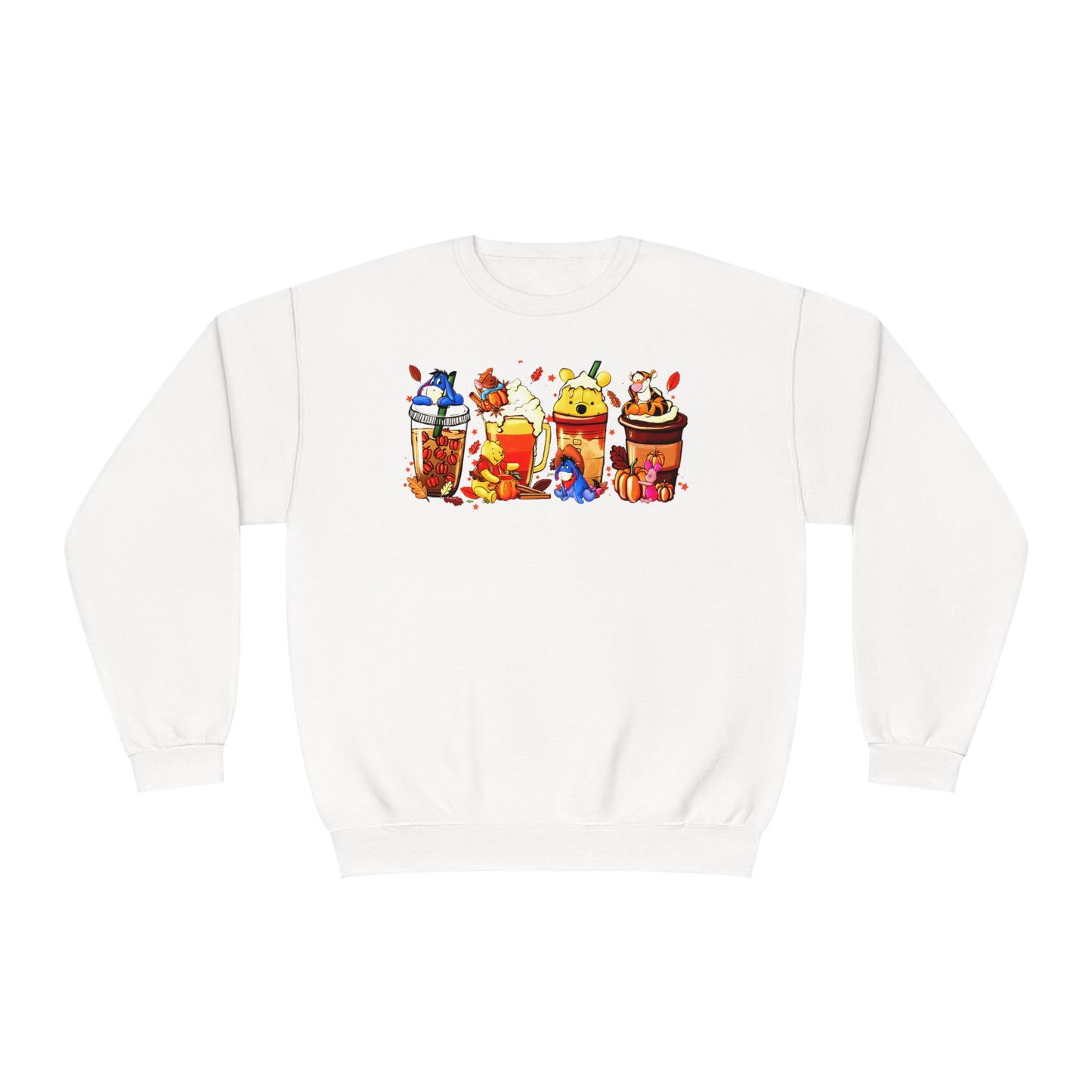 Pooh Bear Latte Unisex NuBlend® Crewneck Sweatshirt