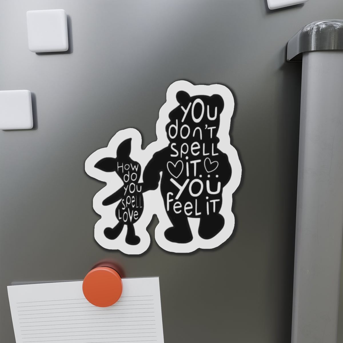 Pooh & Piglet Die-Cut Magnets