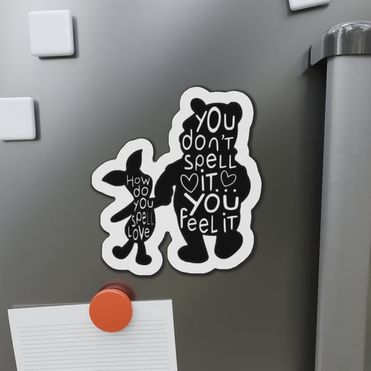 Pooh & Piglet Die-Cut Magnets