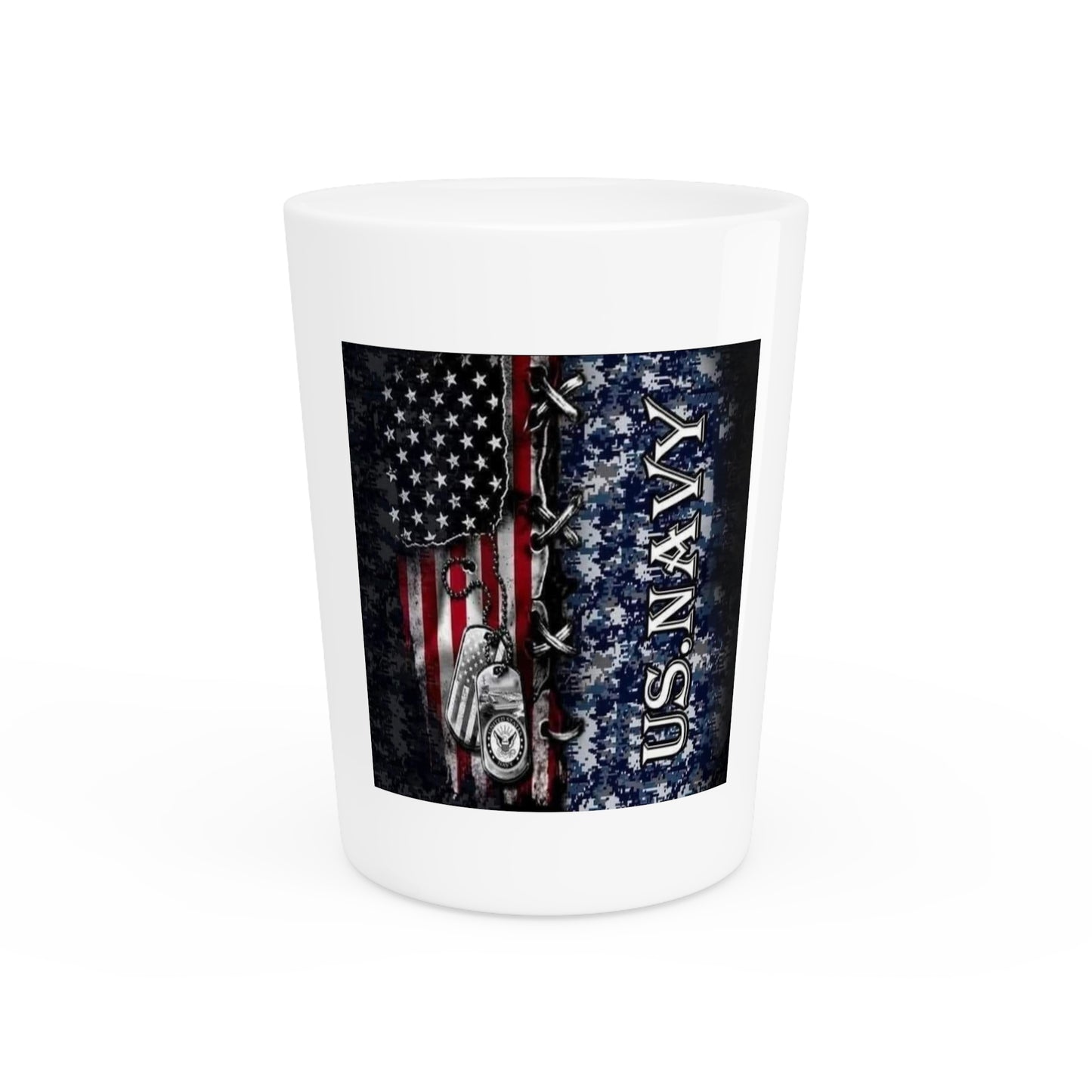 US Navy Shot Glass