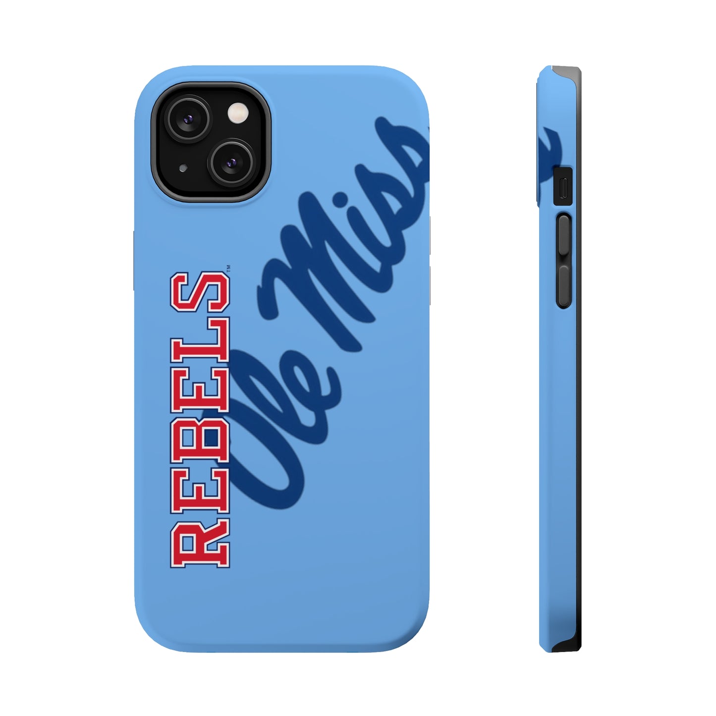 Ole Miss Rebels Iphone 14 MagSafe Tough Case (Blue)
