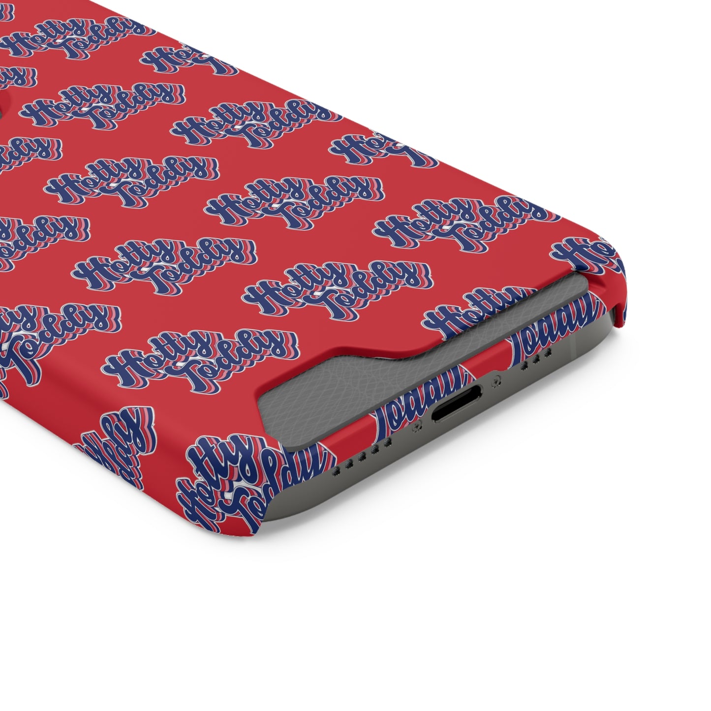 iPhone and Samsung Hotty Toddy (RED) Phone Case With Card Holder