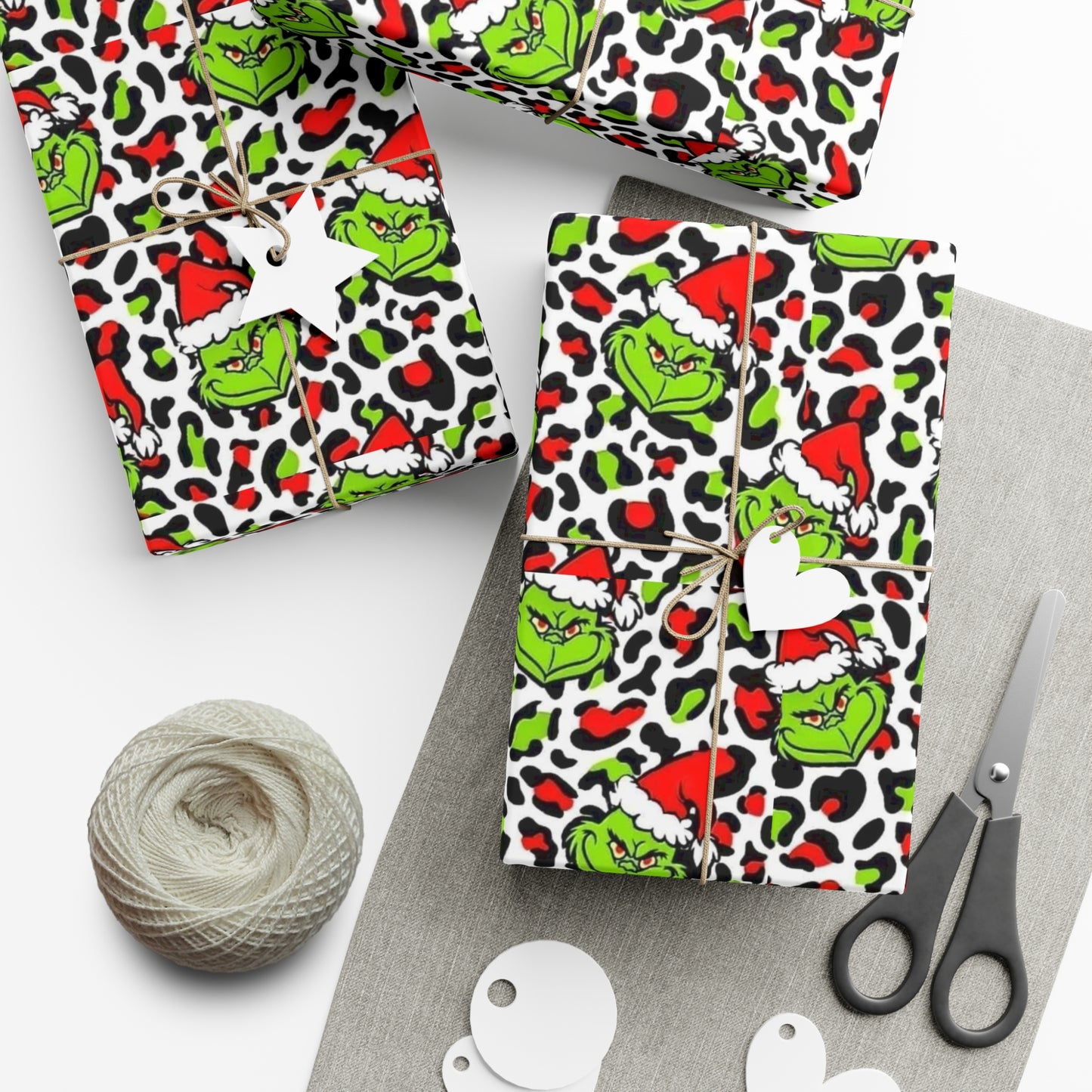 Grinch Gift Wrap Papers