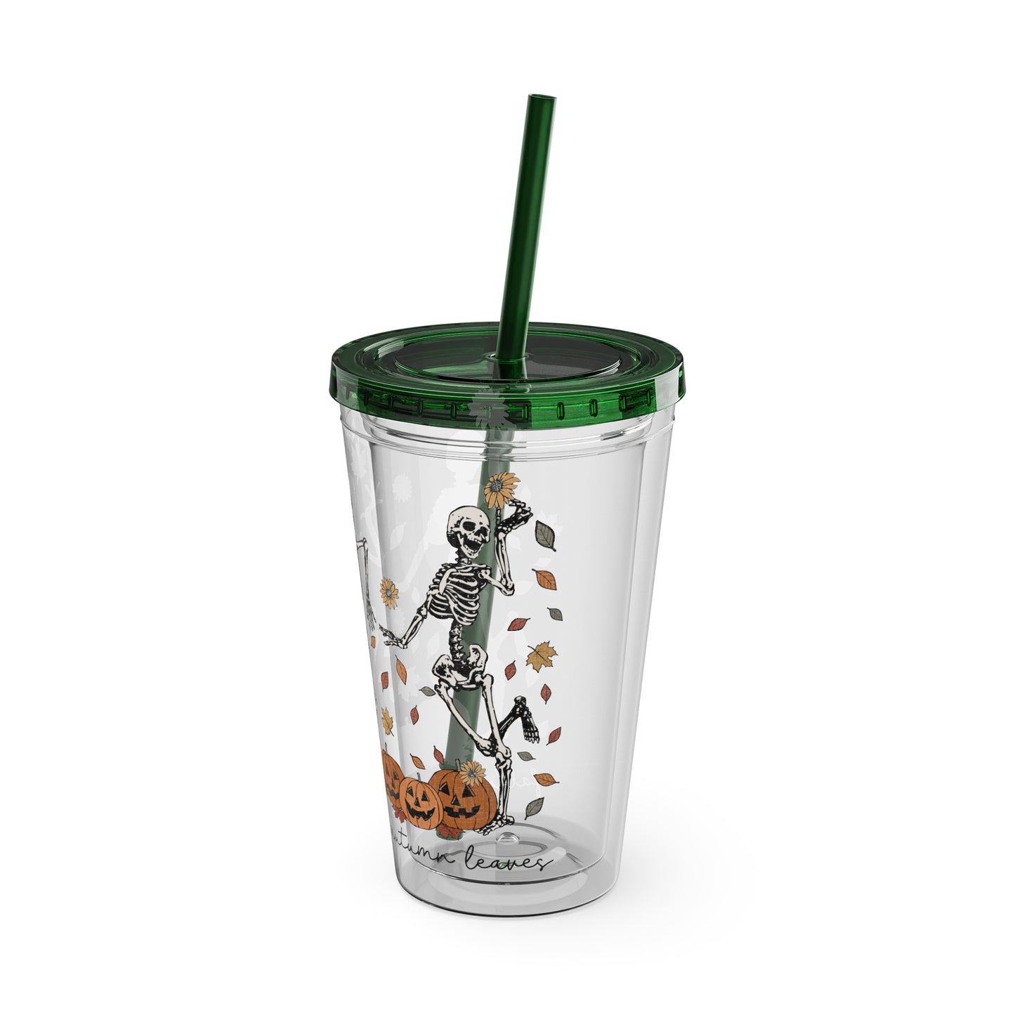 Halloween Sunsplash Tumbler with Straw, 16oz