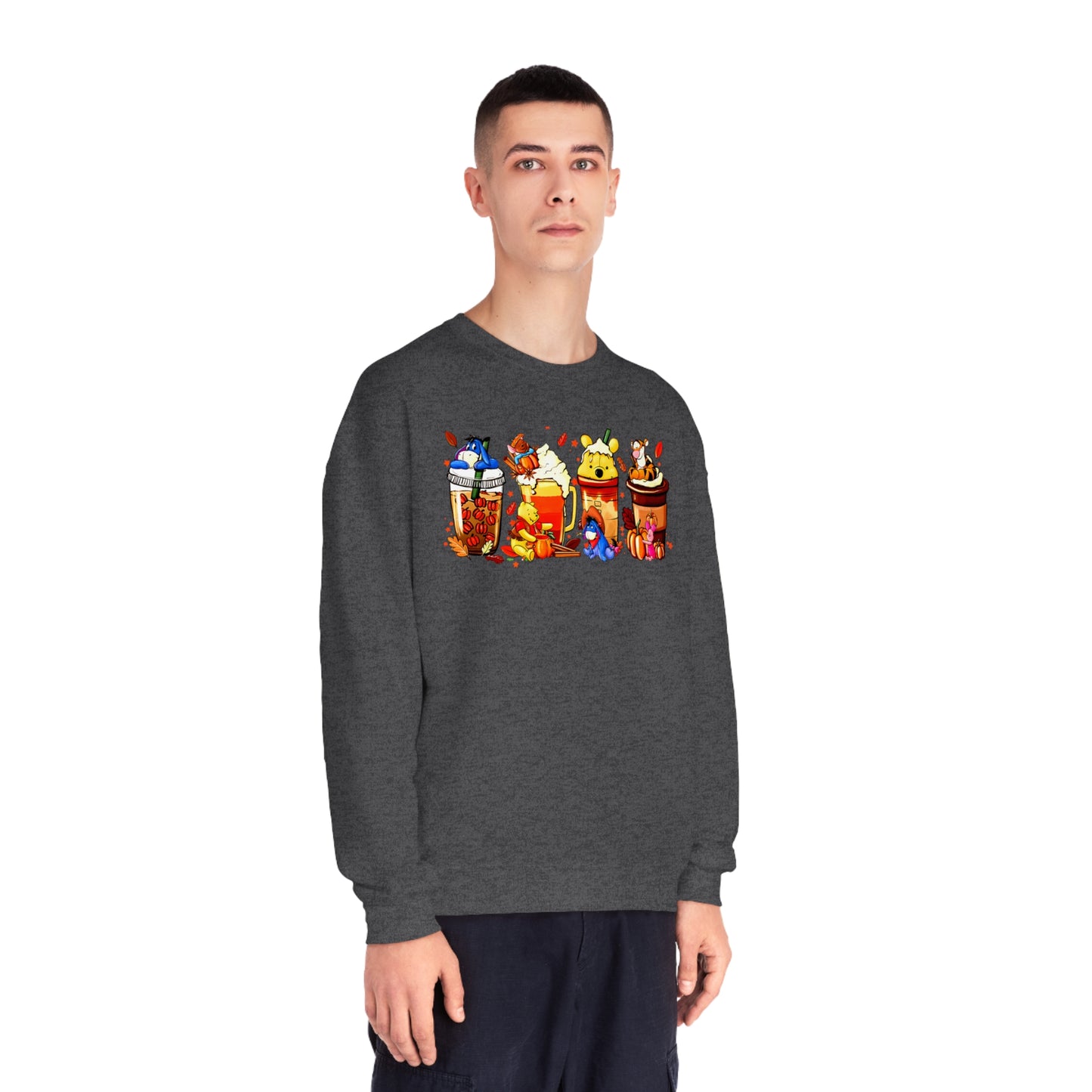 Pooh Bear Latte Unisex NuBlend® Crewneck Sweatshirt