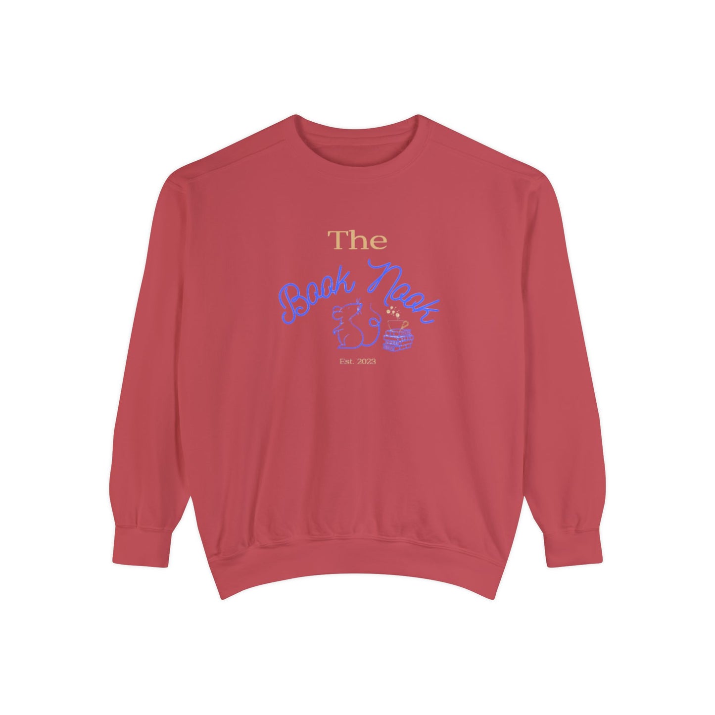The Book Nook - Unisex Garment-Dyed Sweatshirt