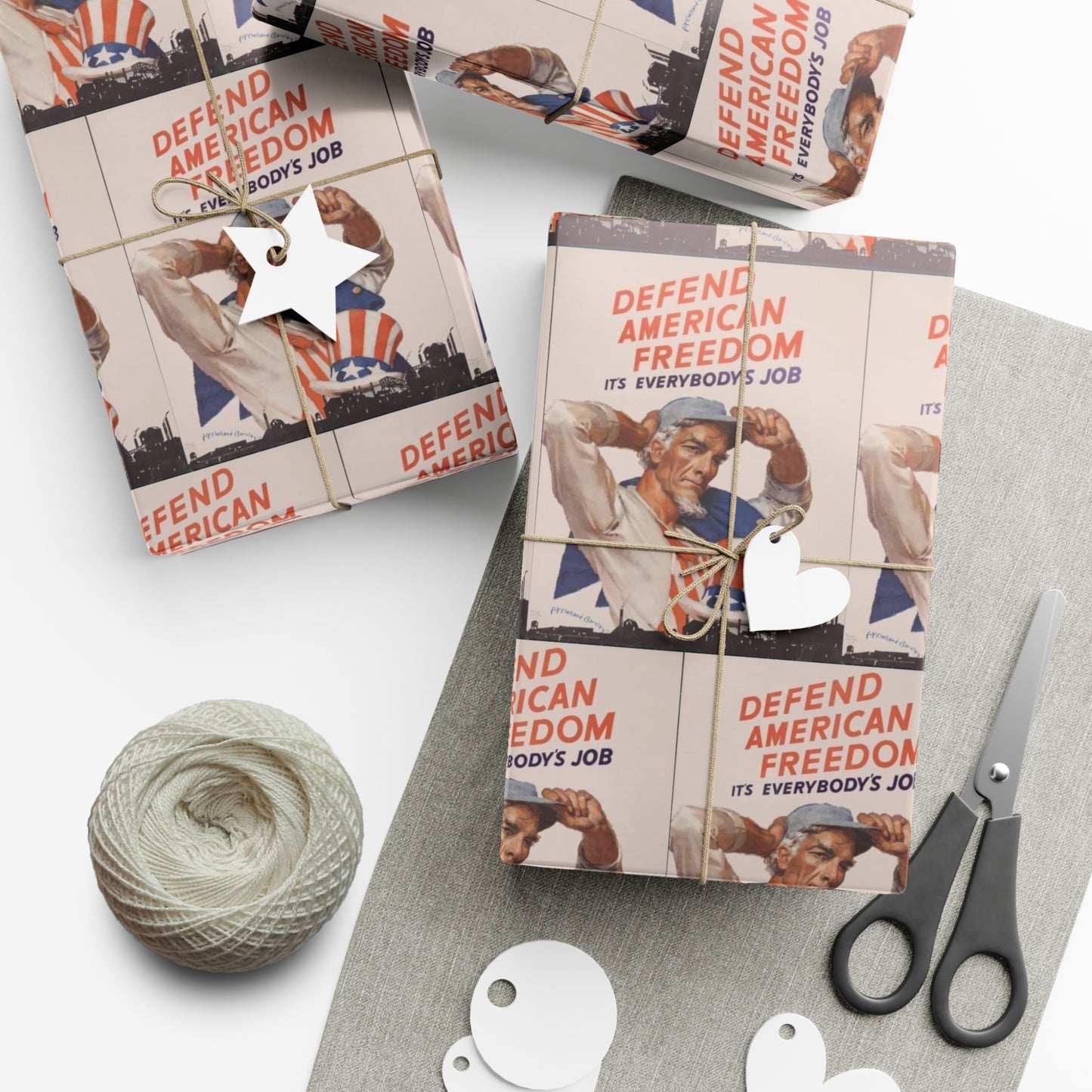 Defending Freedom Gift Wrap Papers