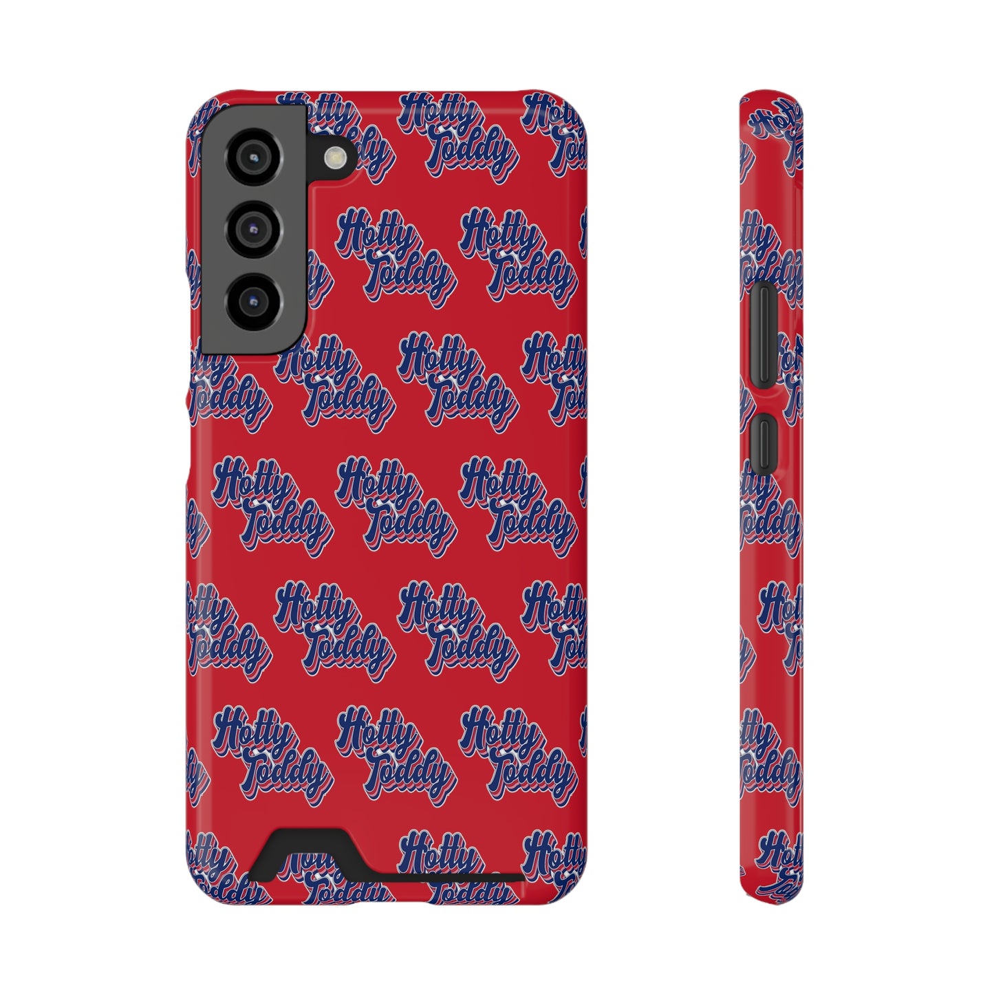 iPhone and Samsung Hotty Toddy (RED) Phone Case With Card Holder