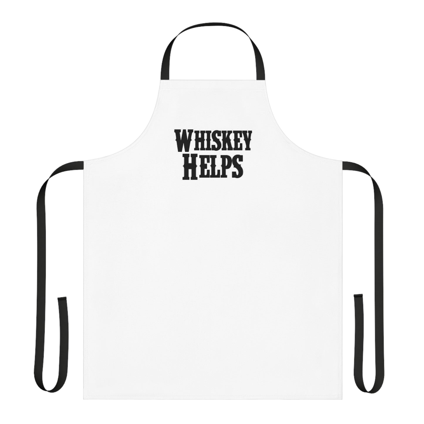 Whiskey Helps Apron (AOP)