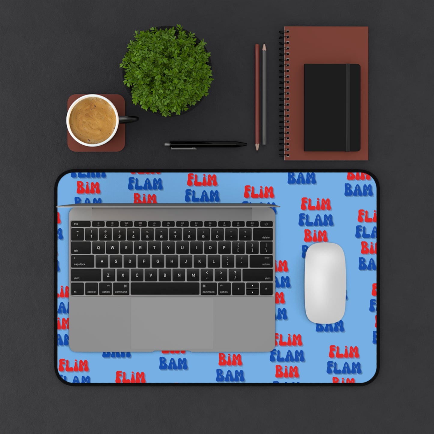 Flim Flam Bim Bam Desk Mat