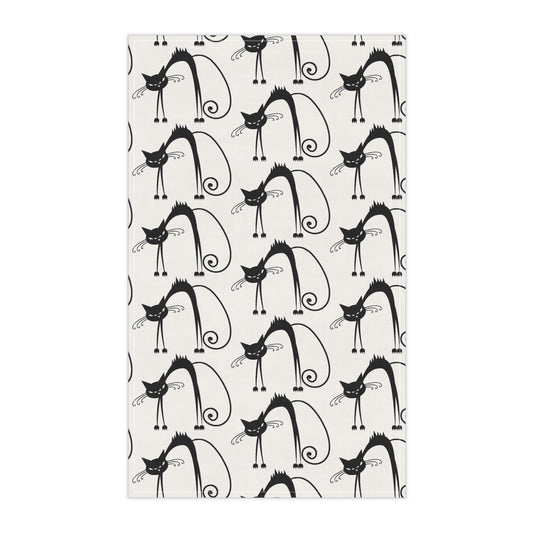 Black Cat Kitchen Towel