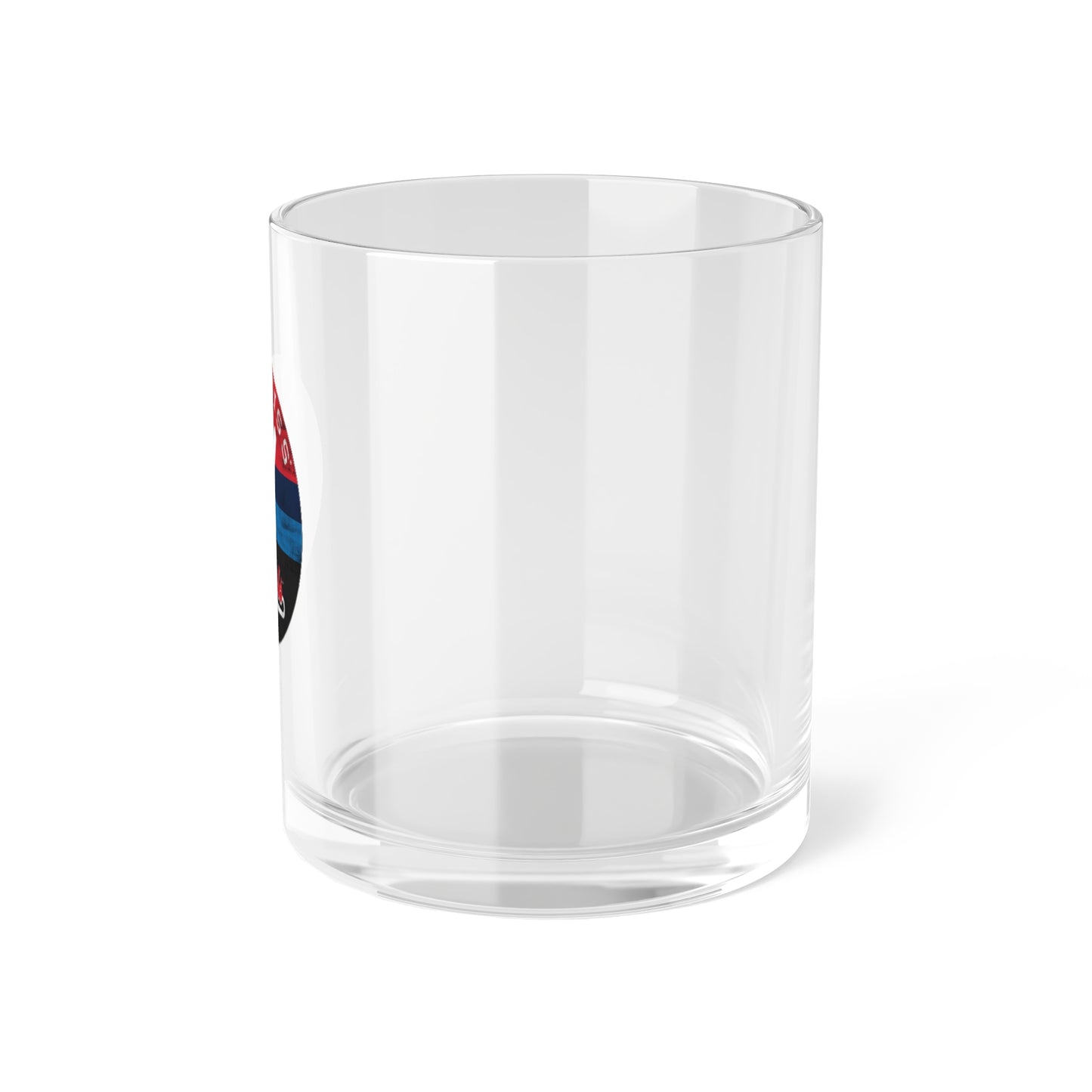 Ole Miss Rebels (Circle Logo) Bar Glass