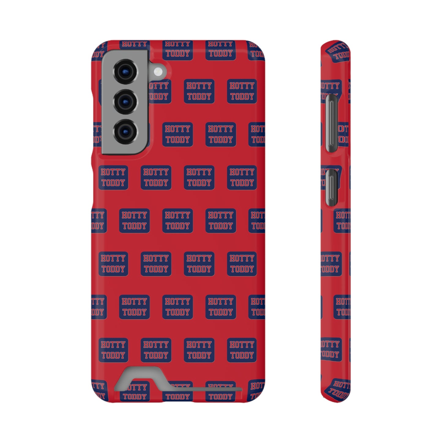 iPhone and Samsung Hotty Toddy (RED) Phone Case With Card Holder