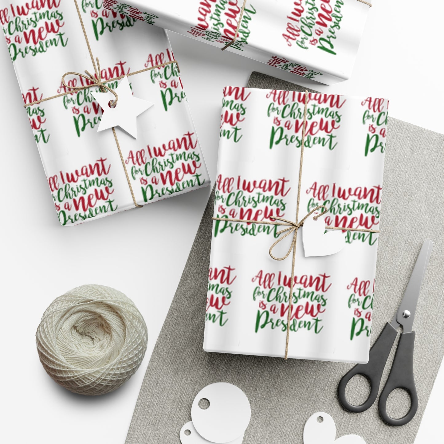New President Gift Wrap Papers