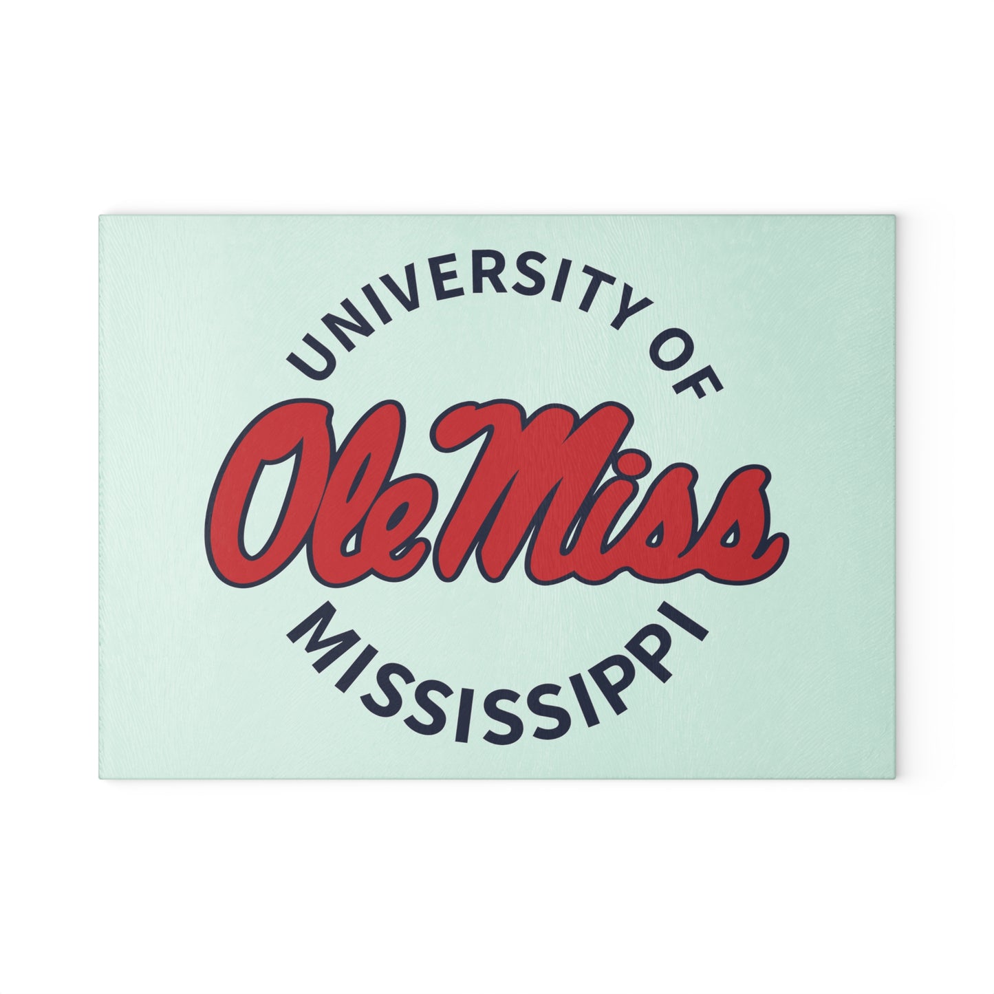 University of Mississippi Ole Miss Glass Cutting Board