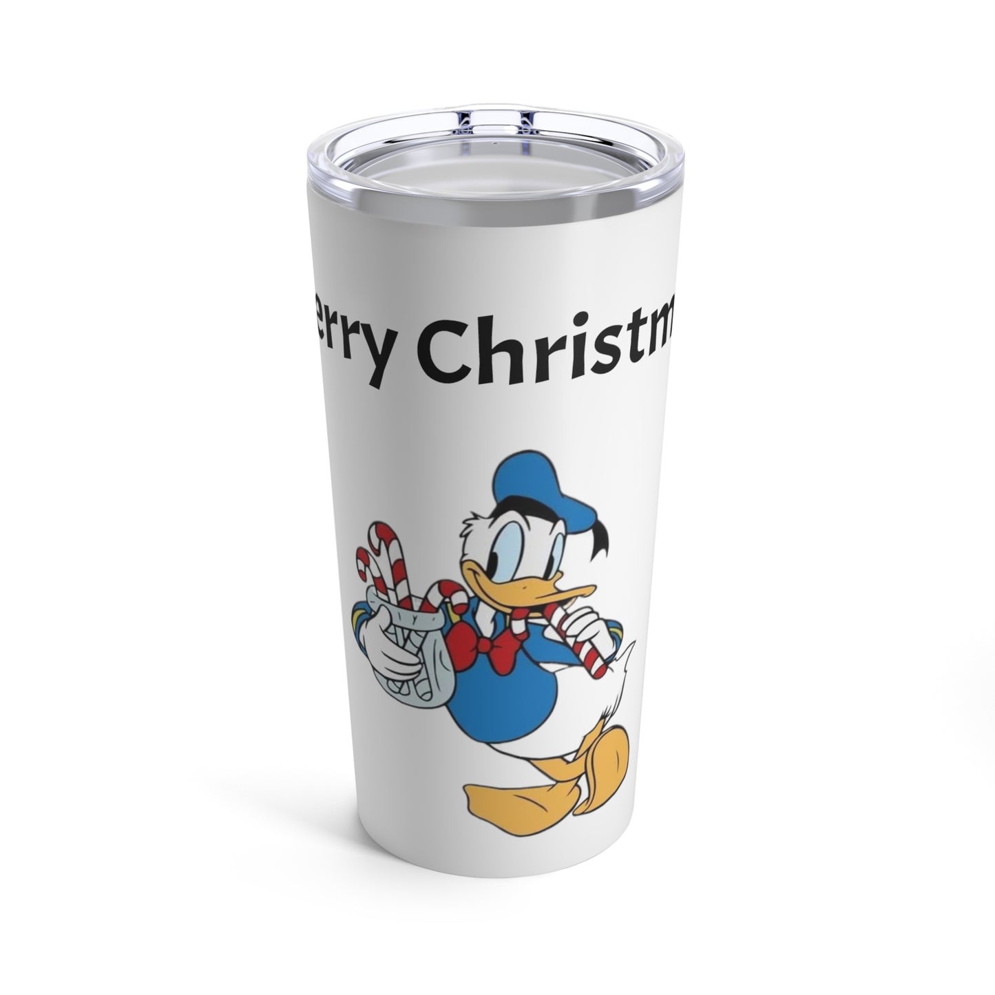 Merry Christmas  Donald Duck Tumbler 20oz