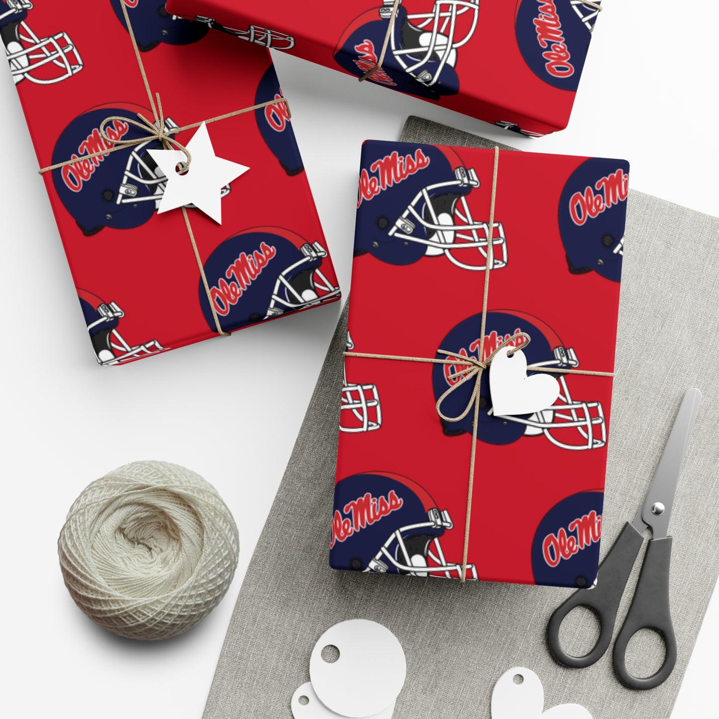 Ole Miss Football Gift Wrap Papers