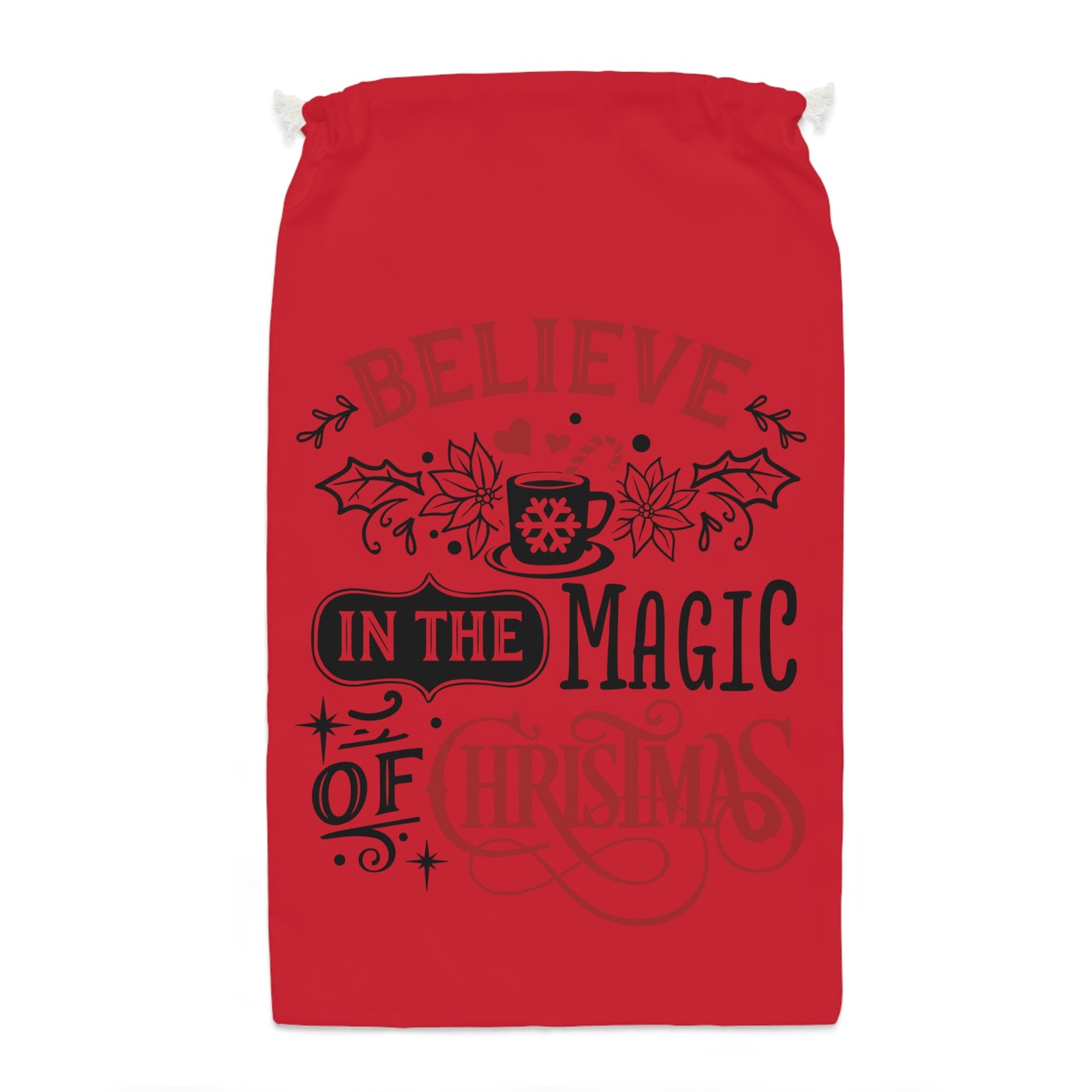 Believe in Magic of Christmas Sack